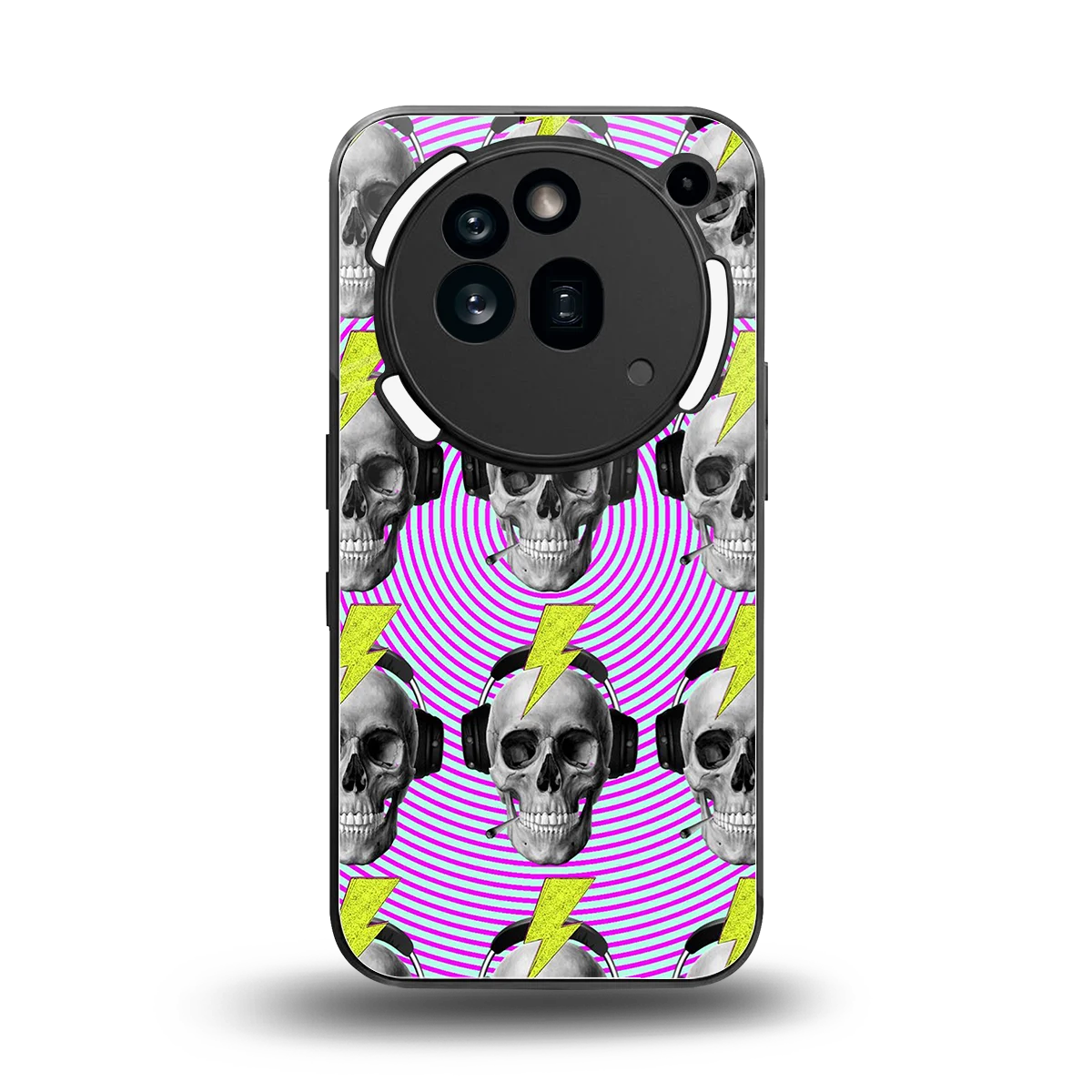 Skull Trip back phone cover | glass case for nothing phone 3a pro