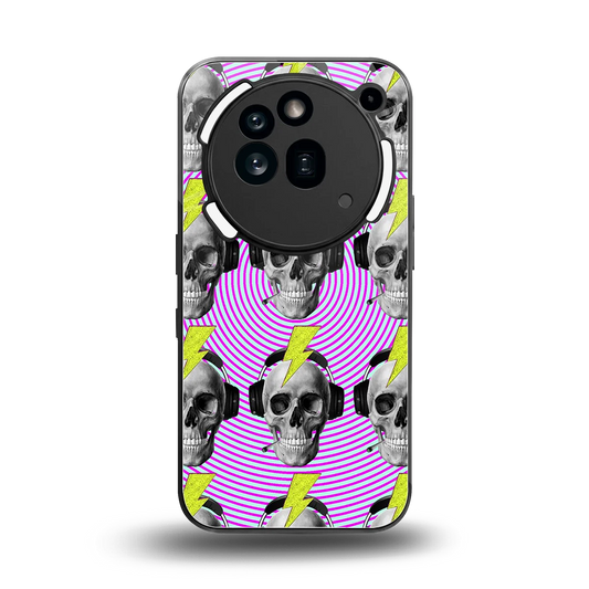 Skull Trip back phone cover | glass case for nothing phone 3a pro