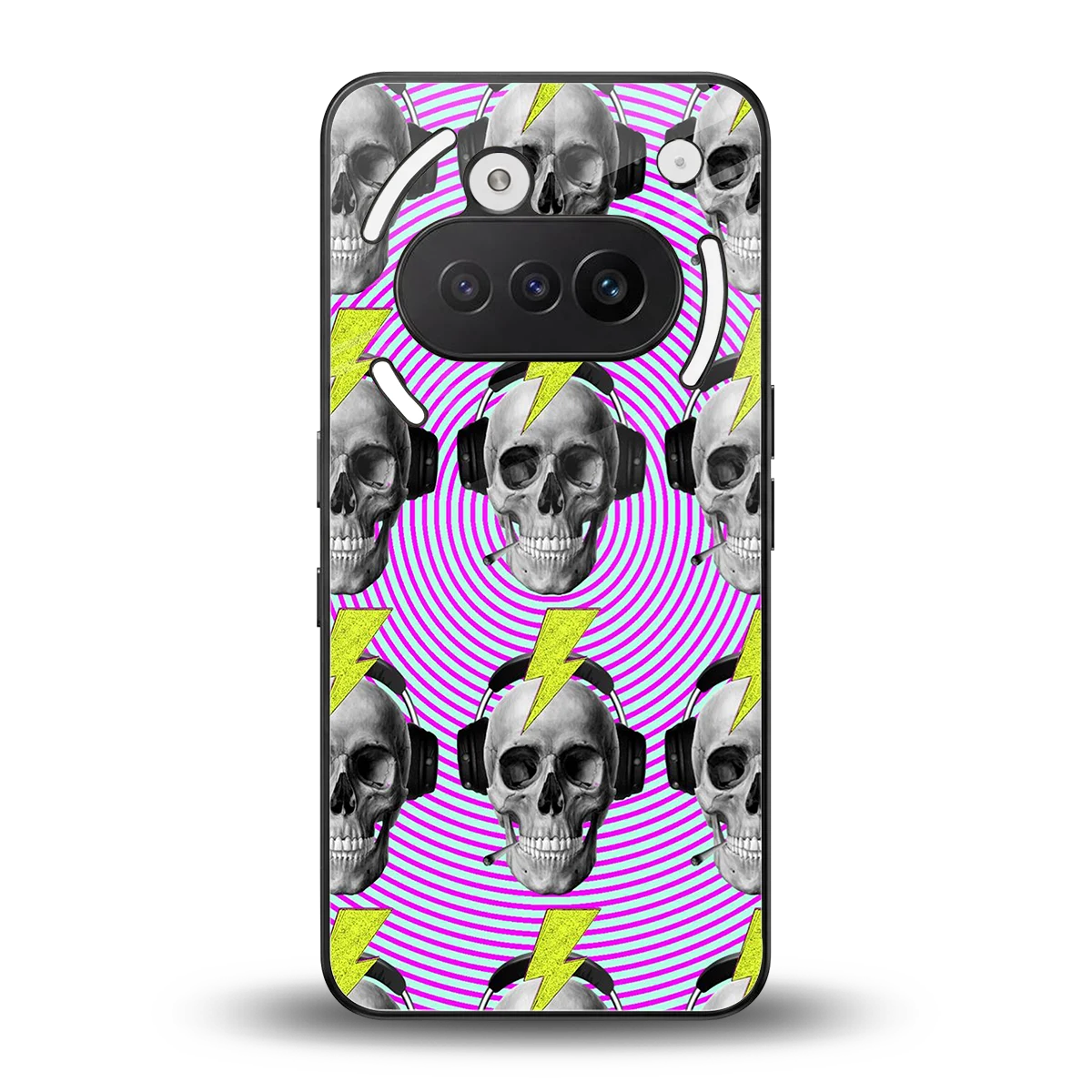 Skull Trip back phone cover | glass case for nothing phone 3a