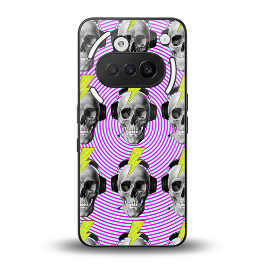 Skull Trip back phone cover | glass case for nothing phone 3a
