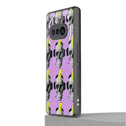 Skull Trip nothing phone 3a mobile cover | shockproof glass phone case