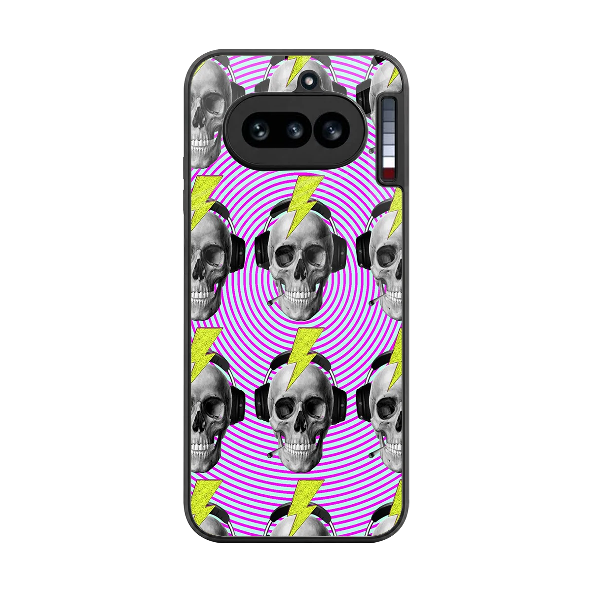 Skull Trip back phone cover | glass case for nothing phone 4a