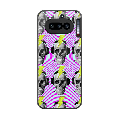 Skull Trip back phone cover | glass case for nothing phone 4a