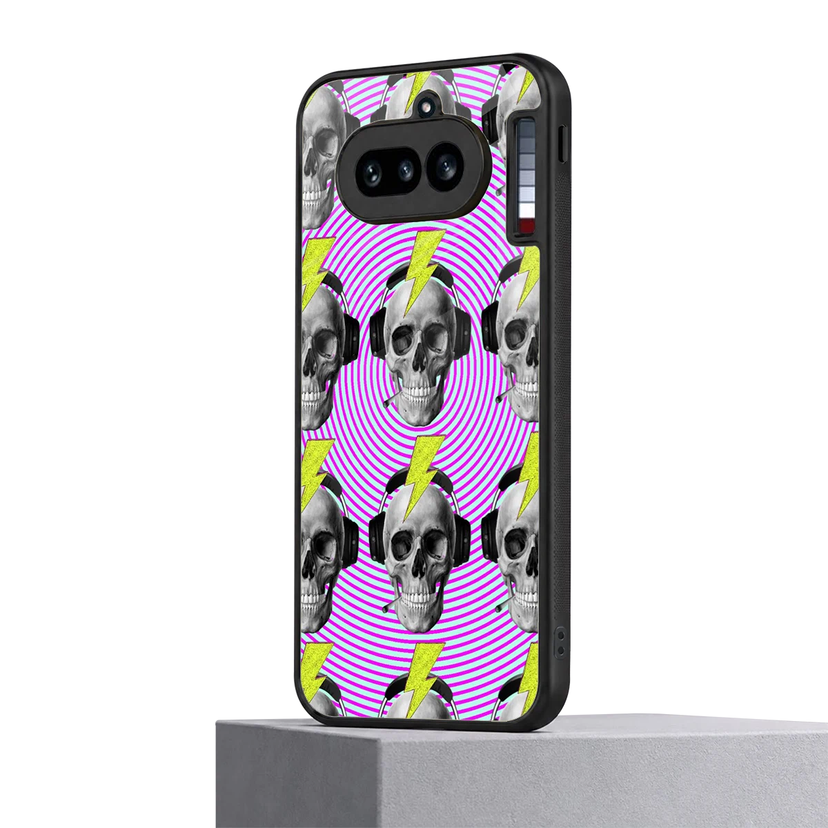 Skull Trip nothing phone 4a mobile cover | shockproof glass phone case