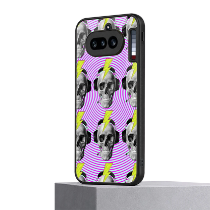 Skull Trip nothing phone 4a mobile cover | shockproof glass phone case