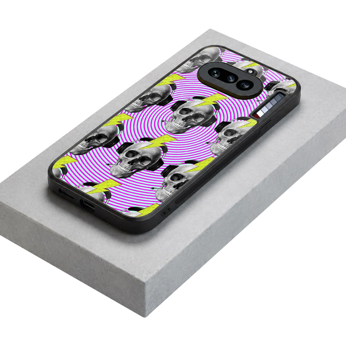 Skull Trip stylish phone case for nothing phone 4a | glossy glass and slim fit