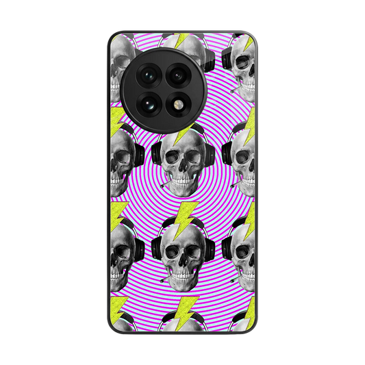 Skull Trip back phone cover | glass case for oneplus 13r