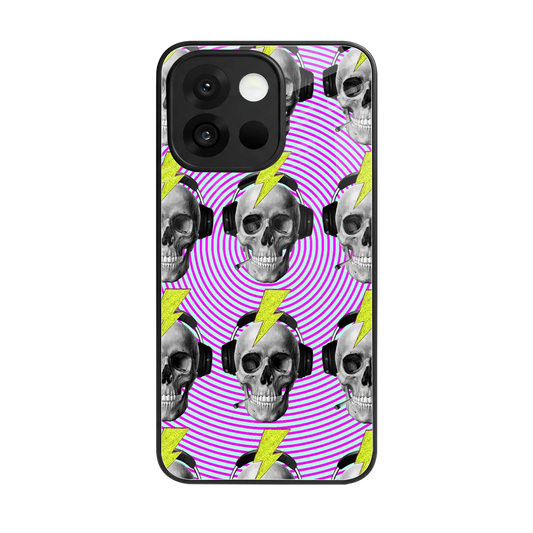 Skull Trip back phone cover | glass case for oneplus 13s