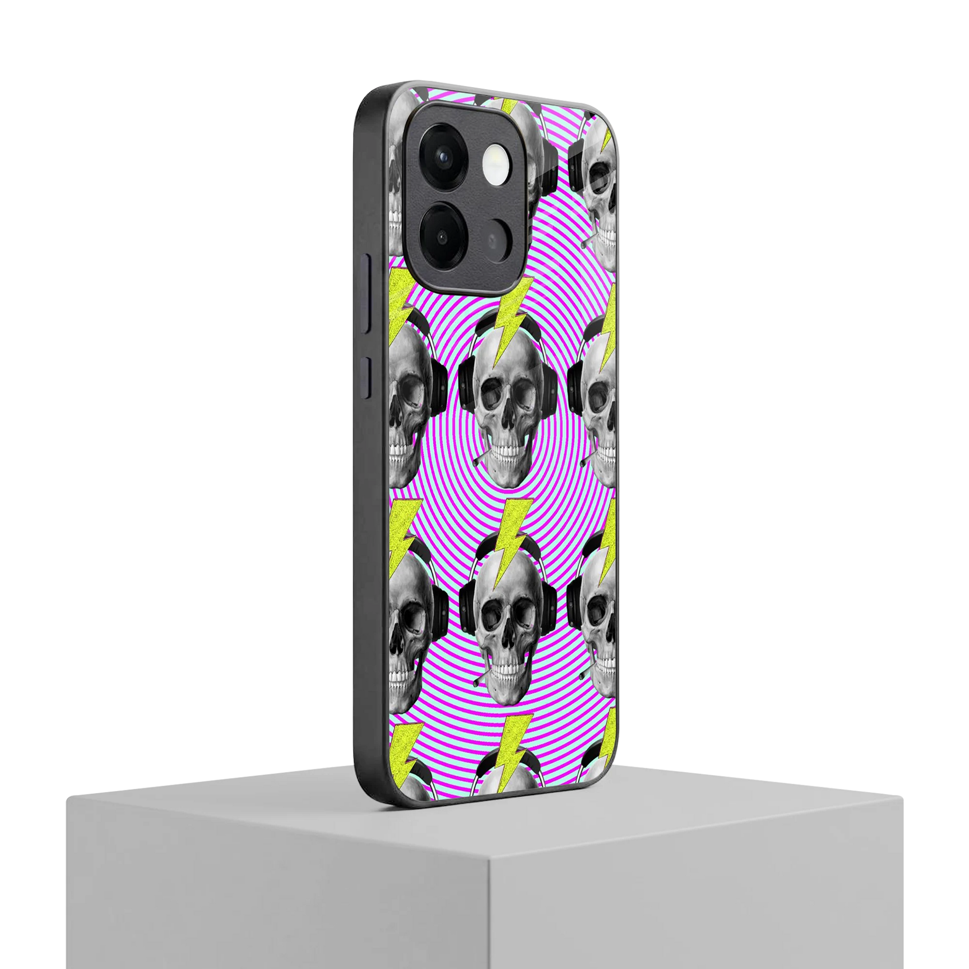 Skull Trip oneplus 13s mobile cover | shockproof glass phone case