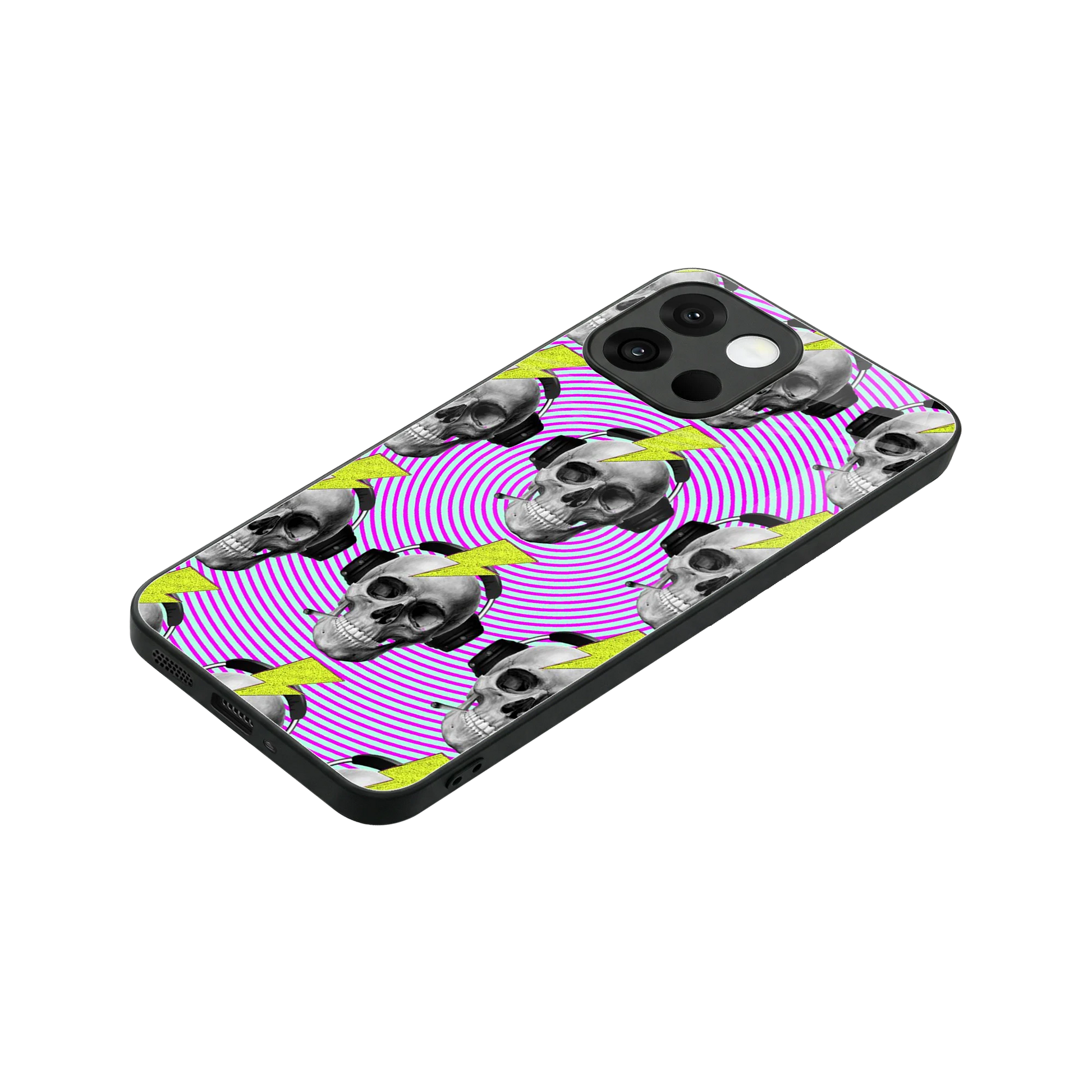 Skull Trip stylish phone case for oneplus 13s | glossy glass and slim fit