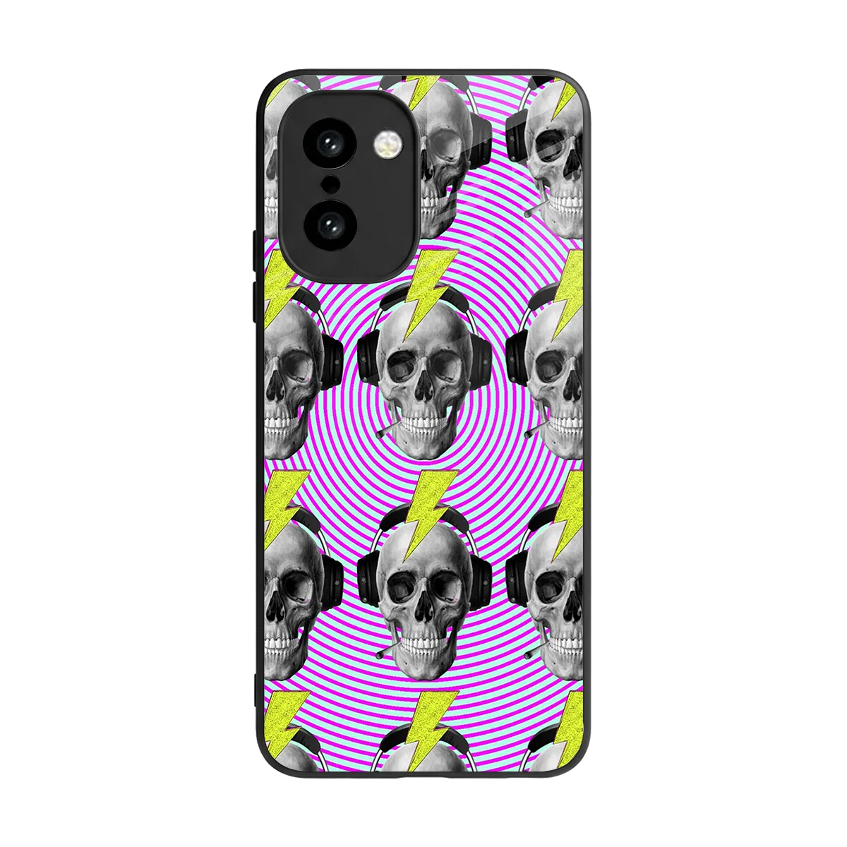 Skull Trip back phone cover | glass case for oneplus 15r