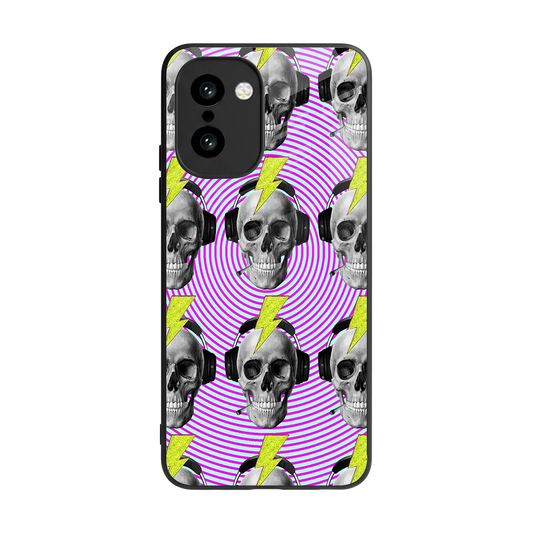 Skull Trip back phone cover | glass case for oneplus 15r