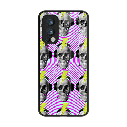 Skull Trip back phone cover | glass case for oneplus nord 2