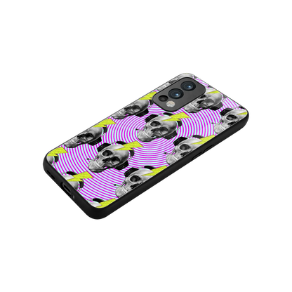 Skull Trip stylish phone case for oneplus nord 2 | glossy glass and slim fit