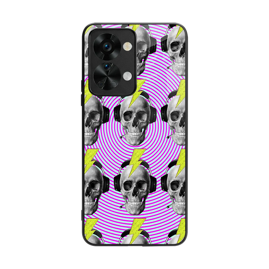 Skull Trip back phone cover | glass case for oneplus nord 2t