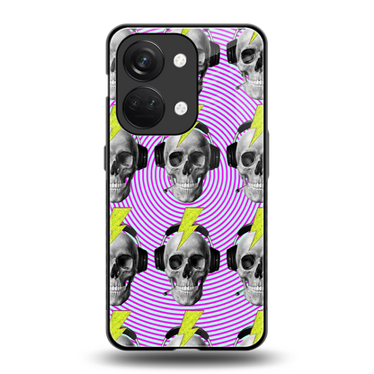 Skull Trip back phone cover | glass case for oneplus nord 3