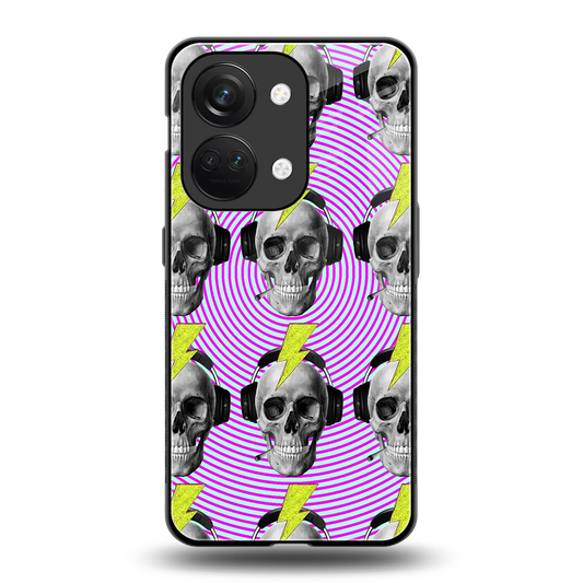 Skull Trip back phone cover | glass case for oneplus nord 3