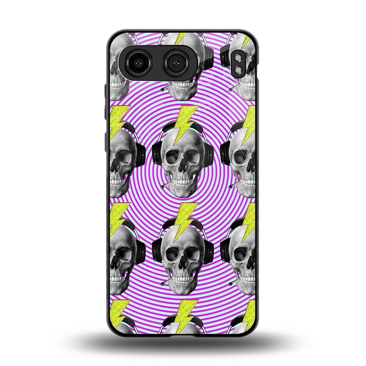 Skull Trip back phone cover | glass case for oneplus nord 4