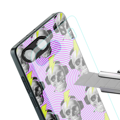 Skull Trip stylish phone case for oneplus nord 4 | glossy glass and slim fit