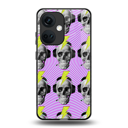 Skull Trip back phone cover | glass case for oneplus nord ce 3