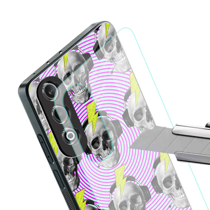 Skull Trip stylish phone case for oneplus nord ce 4 | glossy glass and slim fit