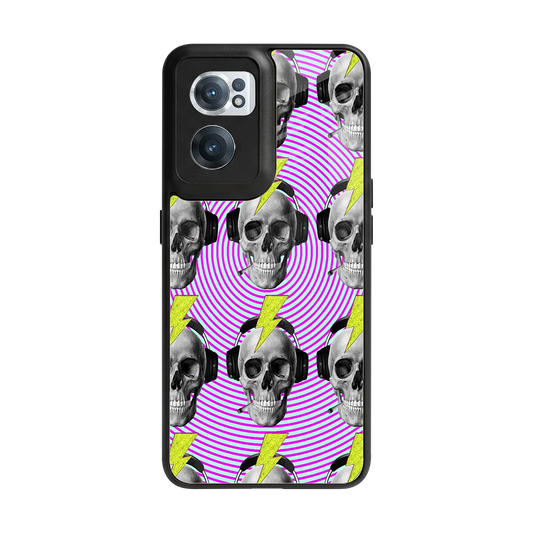 Skull Trip back phone cover | glass case for oneplus nord ce 2