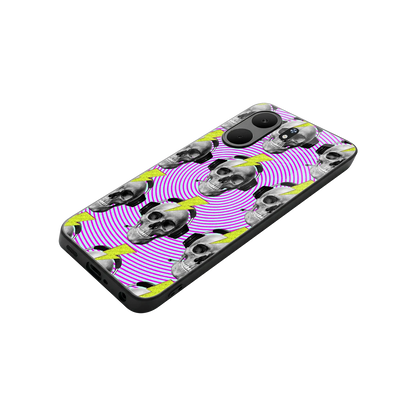 Skull Trip stylish phone case for oppo a5x 5g | glossy glass and slim fit