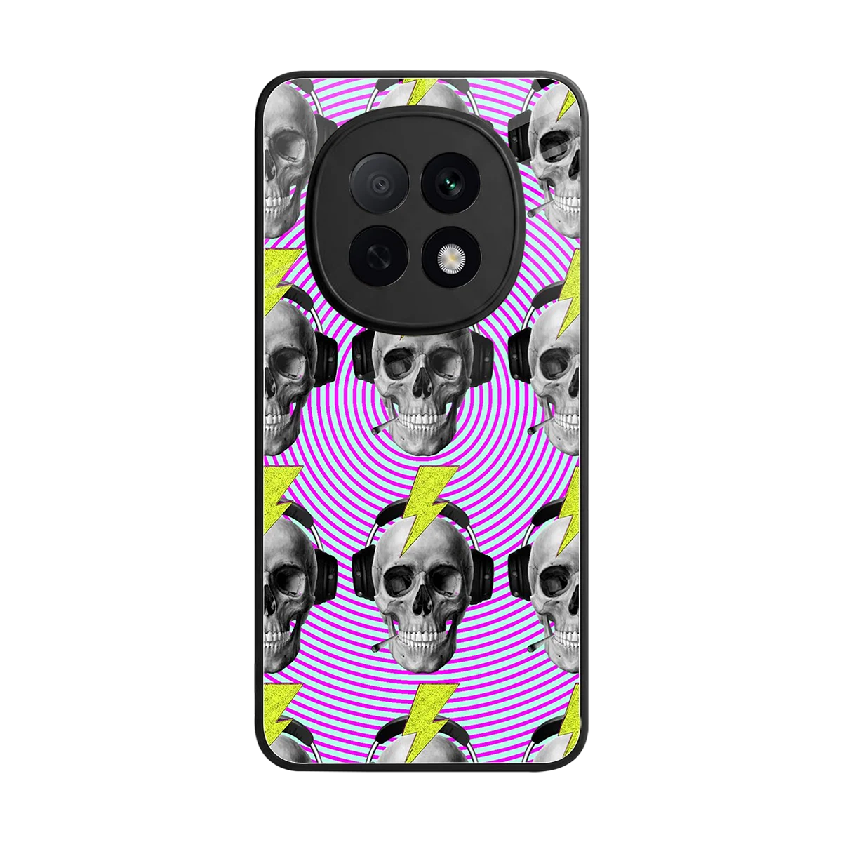 Skull Trip back phone cover | glass case for oppo f29 pro 5g
