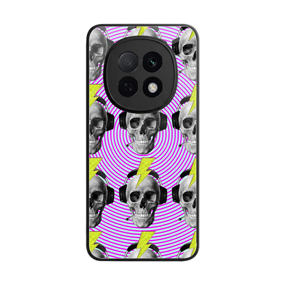 Skull Trip back phone cover | glass case for oppo f29 pro 5g