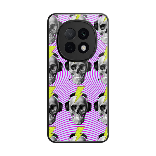 Skull Trip back phone cover | glass case for oppo f29 pro 5g