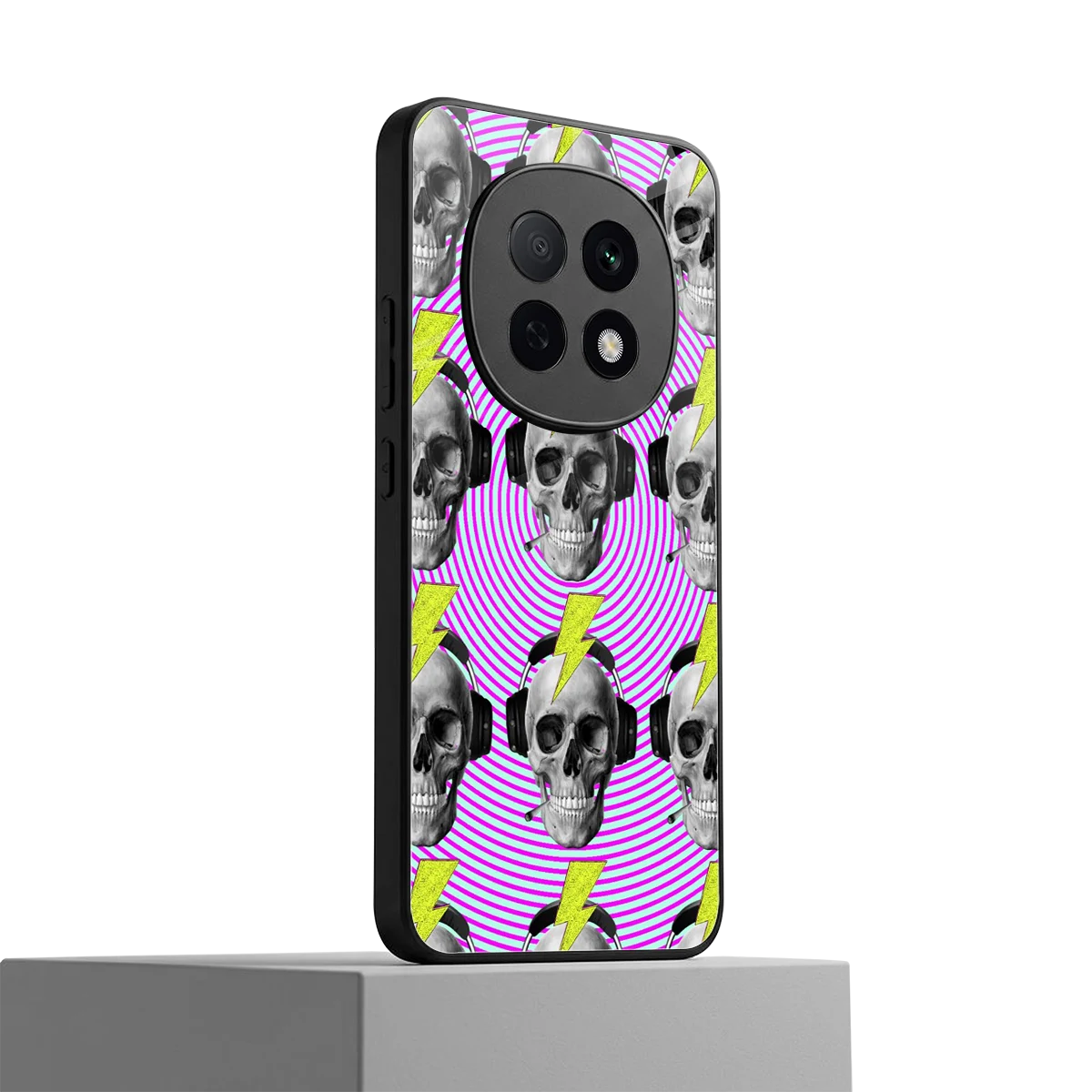 Skull Trip oppo f29 pro 5g mobile cover | shockproof glass phone case