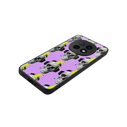 Skull Trip stylish phone case for oppo f29 pro 5g | glossy glass and slim fit