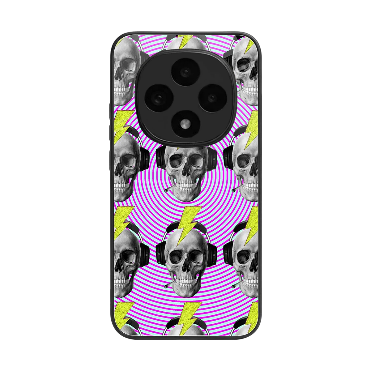 Skull Trip back phone cover | glass case for oppo f31 pro 5g