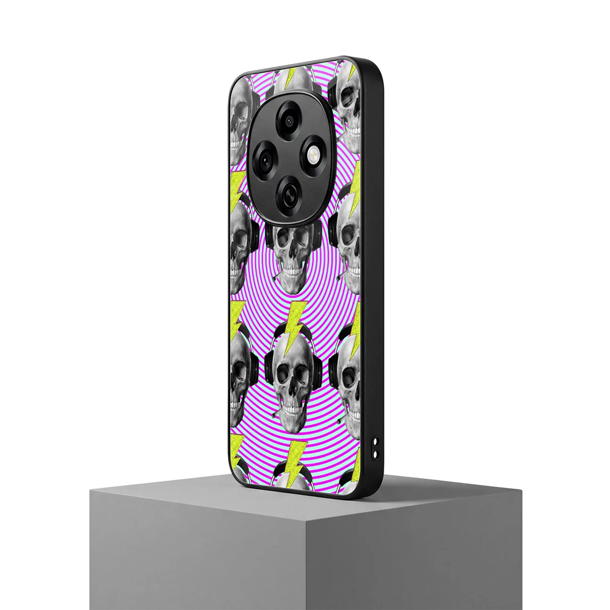 Skull Trip oppo f31 pro 5g mobile cover | shockproof glass phone case