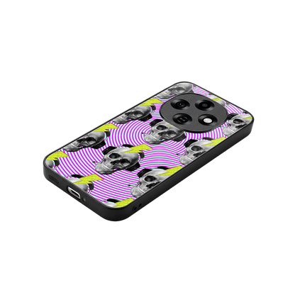 Skull Trip stylish phone case for oppo f31 pro 5g | glossy glass and slim fit