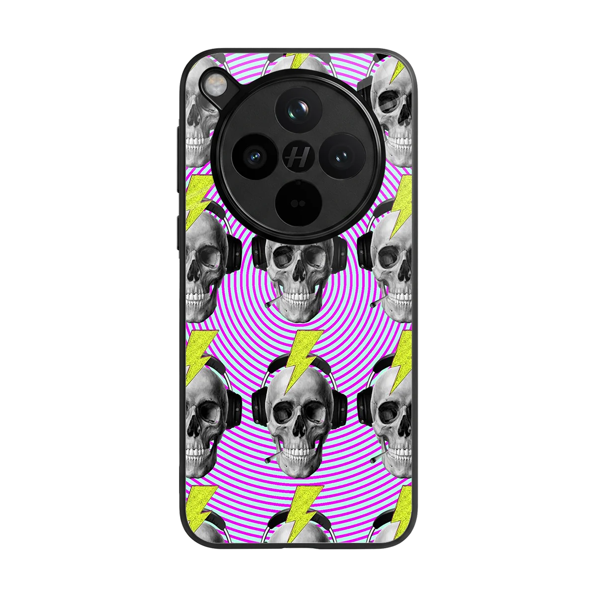 Skull Trip back phone cover | glass case for oppo find x8