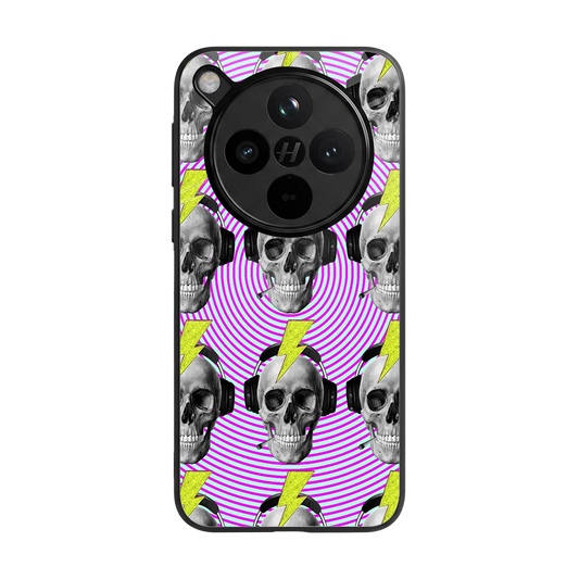 Skull Trip back phone cover | glass case for oppo find x8