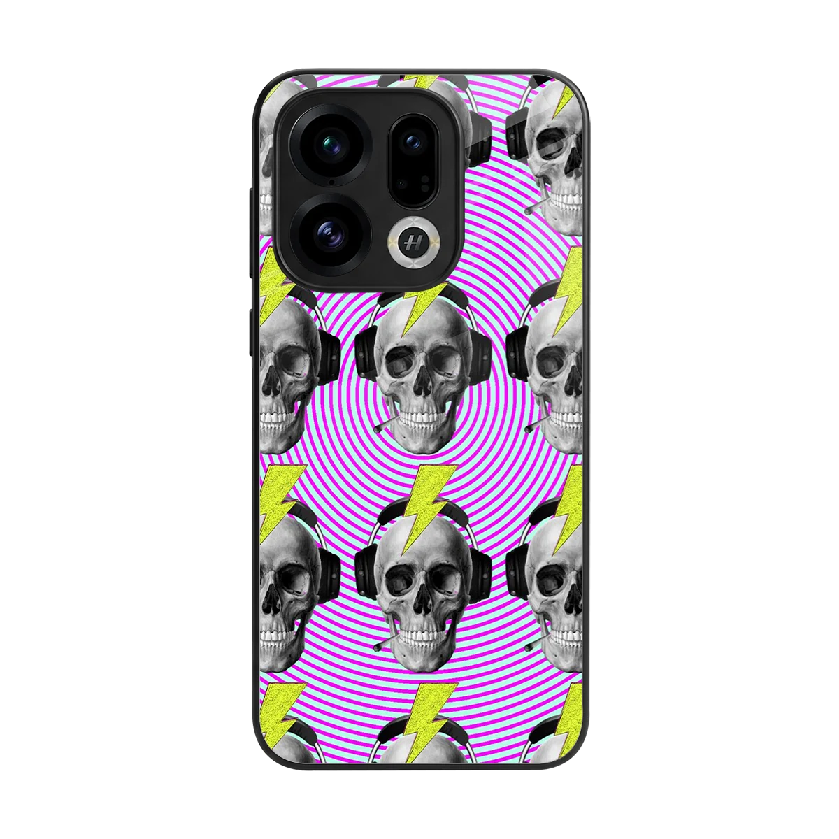 Skull Trip back phone cover | glass case for oppo find x9