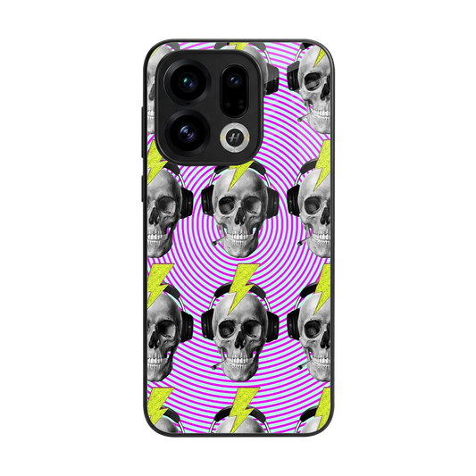 Skull Trip back phone cover | glass case for oppo find x9