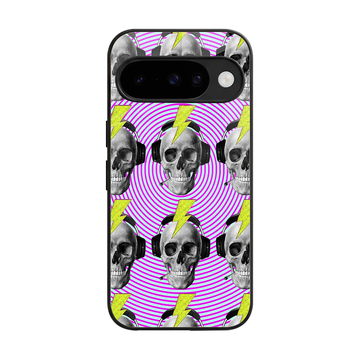 Skull Trip back phone cover | glass case for google pixel 10