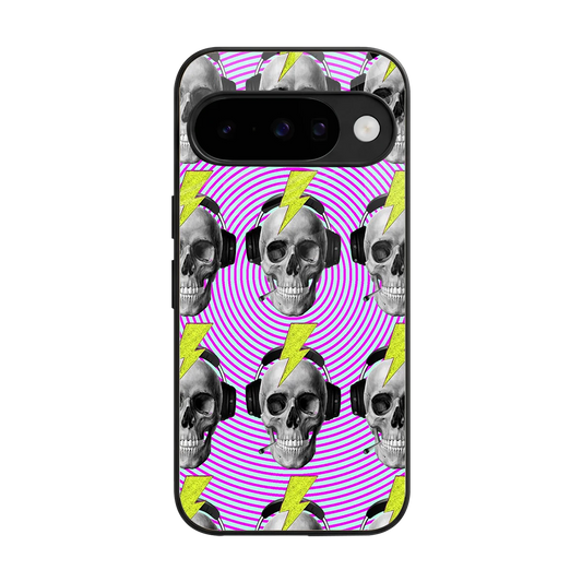 Skull Trip back phone cover | glass case for google pixel 10