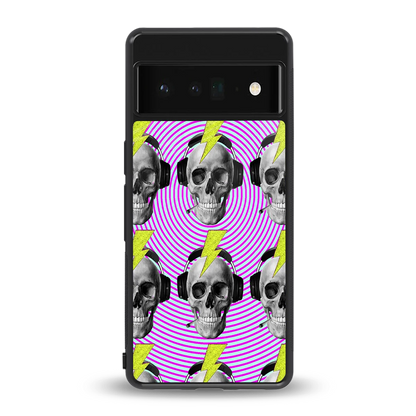 Skull Trip back phone cover | glass case for google pixel 6 pro