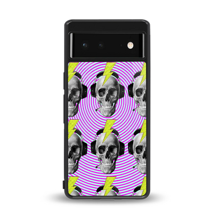 Skull Trip back phone cover | glass case for google pixel 6