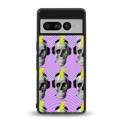 Skull Trip back phone cover | glass case for google pixel 7 pro