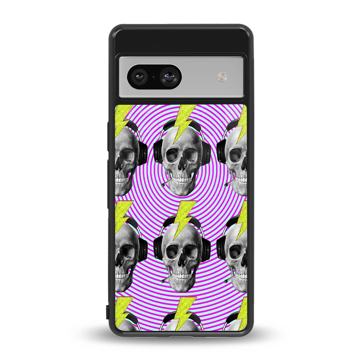 Skull Trip back phone cover | glass case for google pixel 7