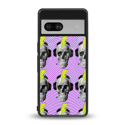Skull Trip back phone cover | glass case for google pixel 7