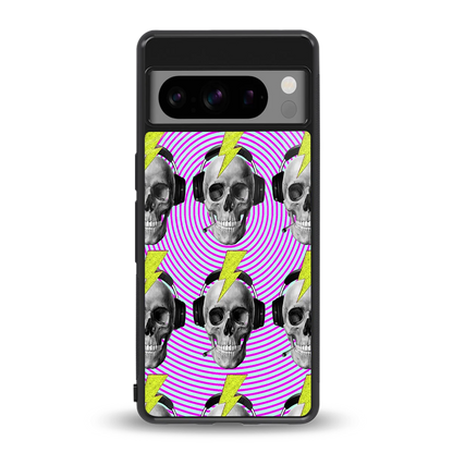 Skull Trip back phone cover | glass case for google pixel 8 pro