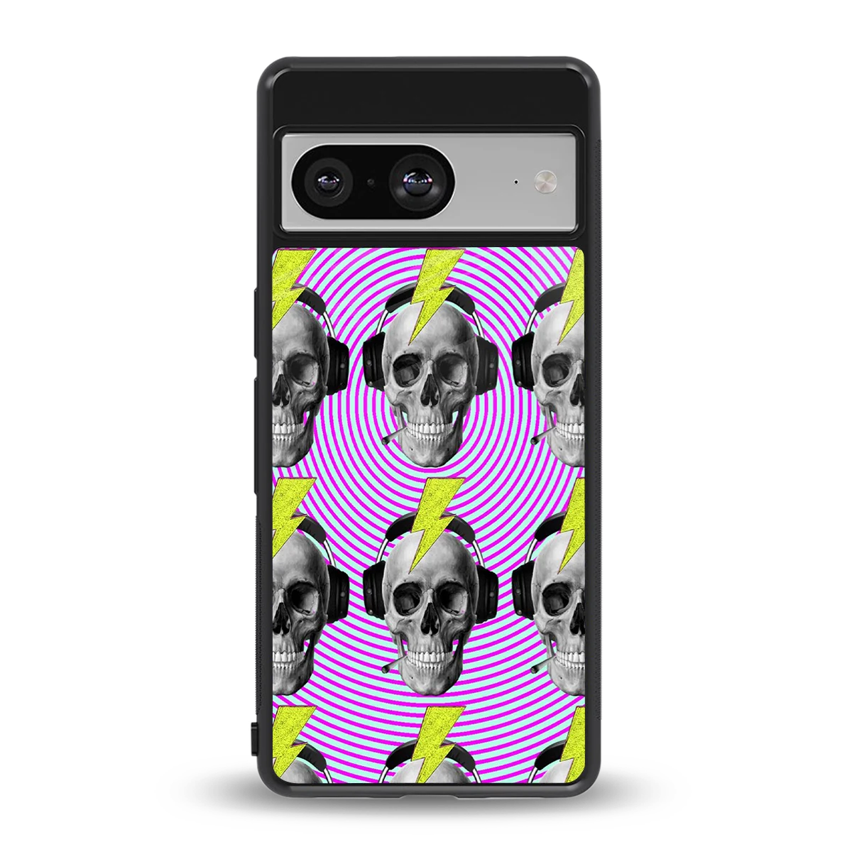 Skull Trip back phone cover | glass case for google pixel 8