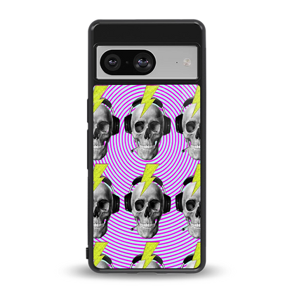 Skull Trip back phone cover | glass case for google pixel 8