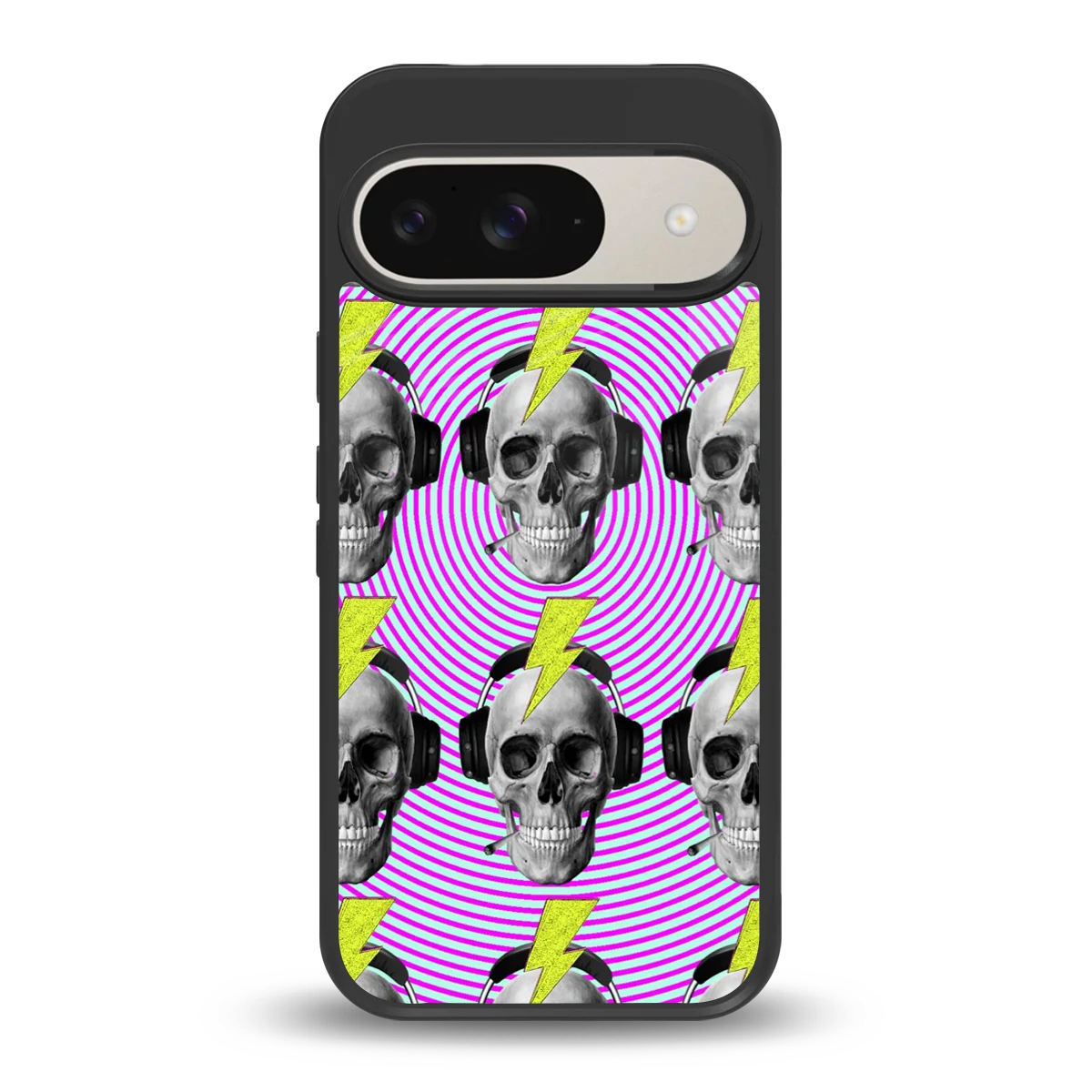 Skull Trip back phone cover | glass case for google pixel 9